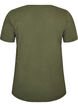 Effen basic T-shirt van katoen, Groen, Packshot image number 1