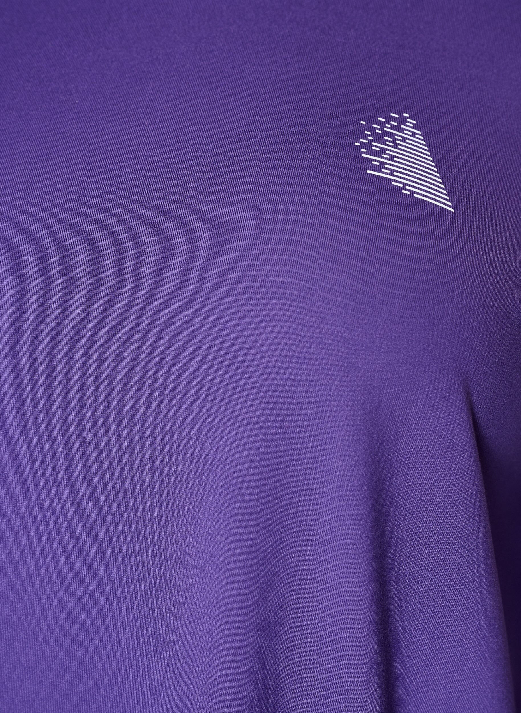 ZizziSports top with 3/4 sleeves, Violet, Packshot image number 2