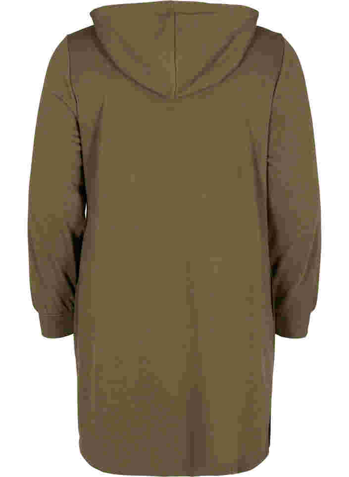 Robe pull de grossesse à capuche, Ivy Green, Packshot image number 1