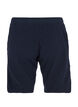 Losse short met zakken in katoen, Blauw, Packshot image number 1
