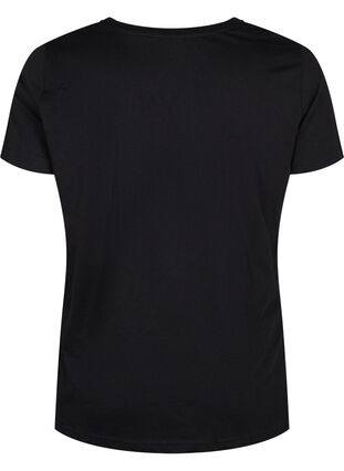 T-shirt de sport avec imprimé, Black w. turn, Packshot image number 1