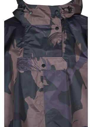 Poncho de pluie avec imprimé camouflage, Camou Print, Packshot image number 2