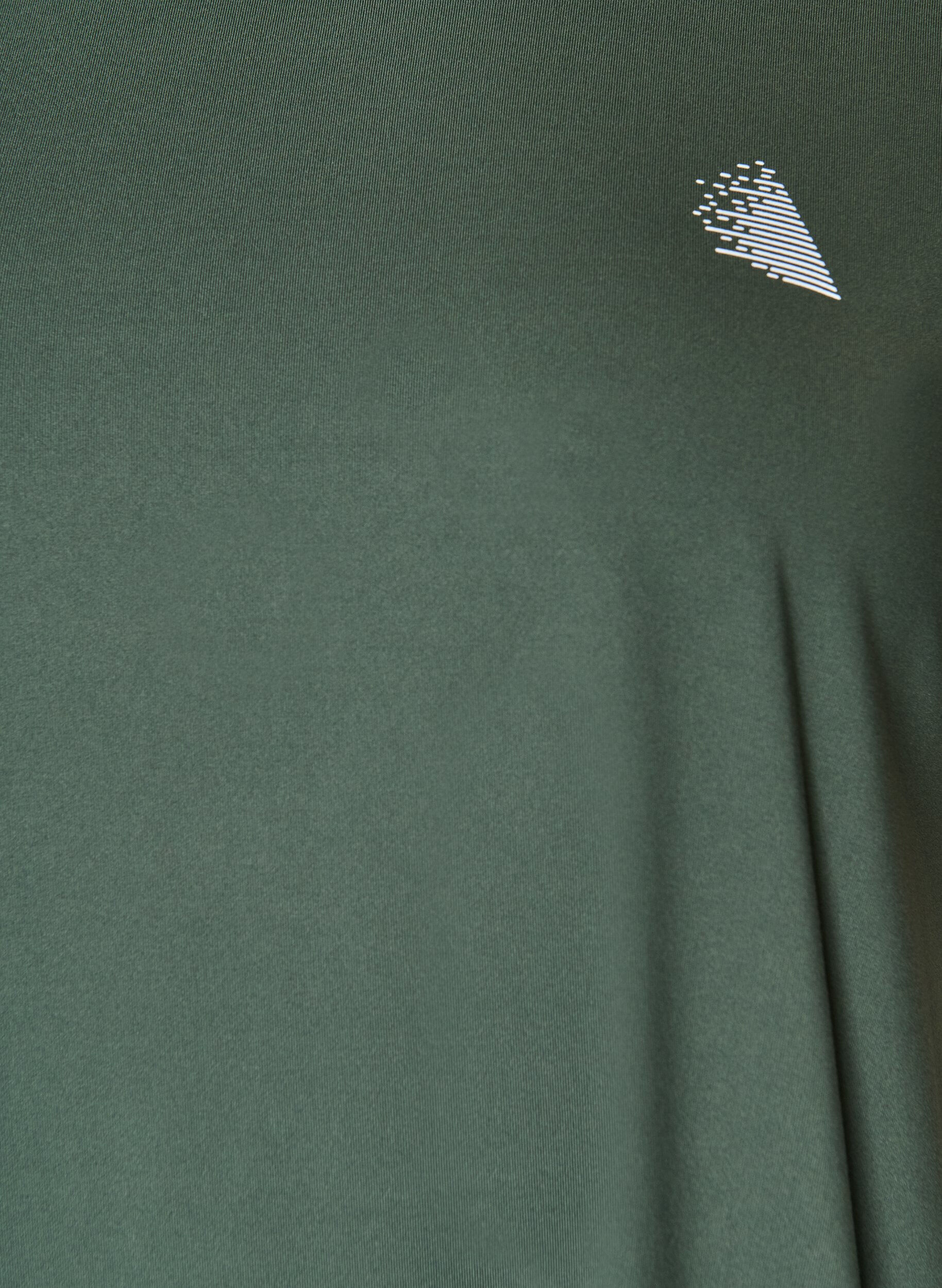 ZizziEffen gekleurd trainingsshirt, Groen, Packshot image number 2