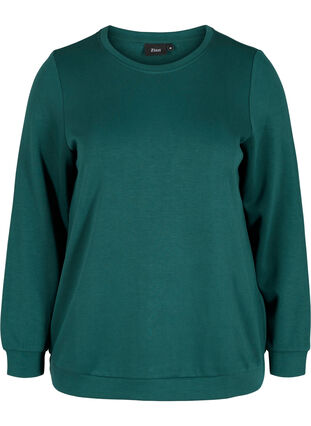 Sweatshirt met ronde hals en lange mouwen, Ponderosa Pine, Packshot image number 0
