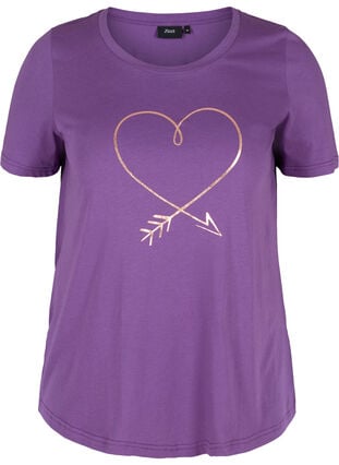 T-shirt met korte mouwen en print, Majesty/R.G. Heart, Packshot image number 0