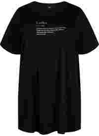 Oversized slaap t-shirt van biologisch katoen