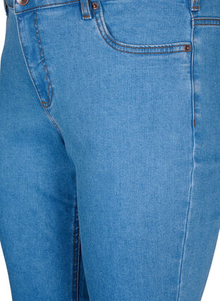Emily jeans coupe slim avec des perles, Light Blue, Packshot image number 2