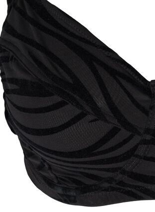 Soutien-gorge à armatures Figa avec motif, Black, Packshot image number 2