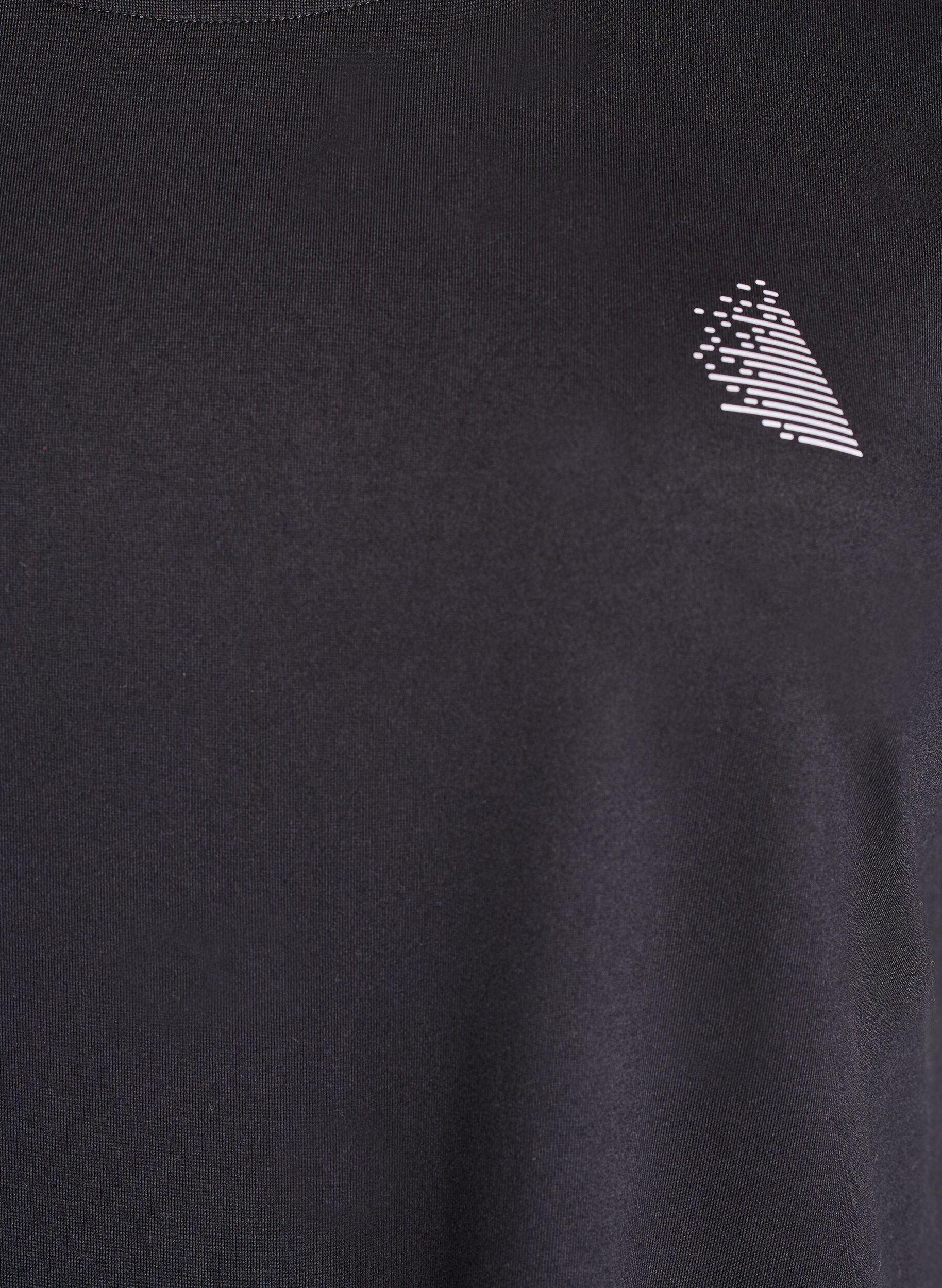 Zizzi T-shirt de sport couleur unie, Noir, Packshot image number 2