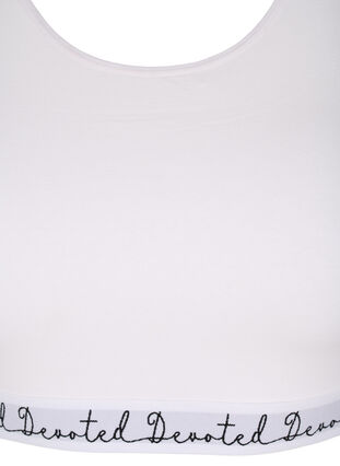 Soutien-gorge en coton à encolure ronde, Bright White, Packshot image number 2