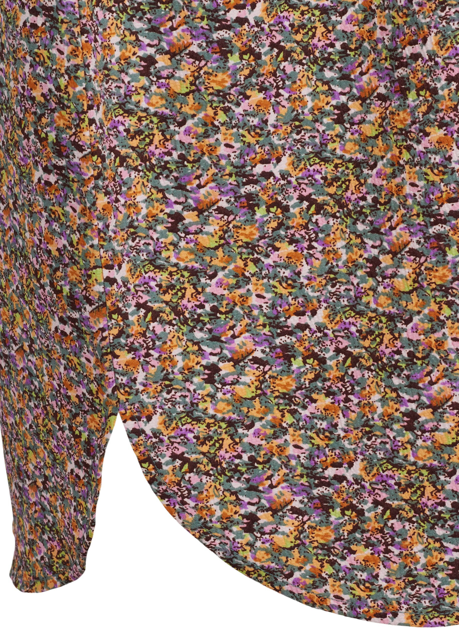 ZizziFLASH - Overhemdjurk met print, Multi Ditsy, Packshot image number 3