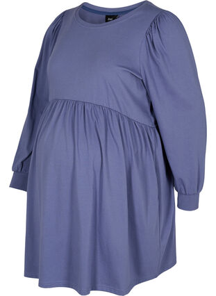 Tunique de grossesse à manches bouffantes, Nightshadow Blue, Packshot image number 0