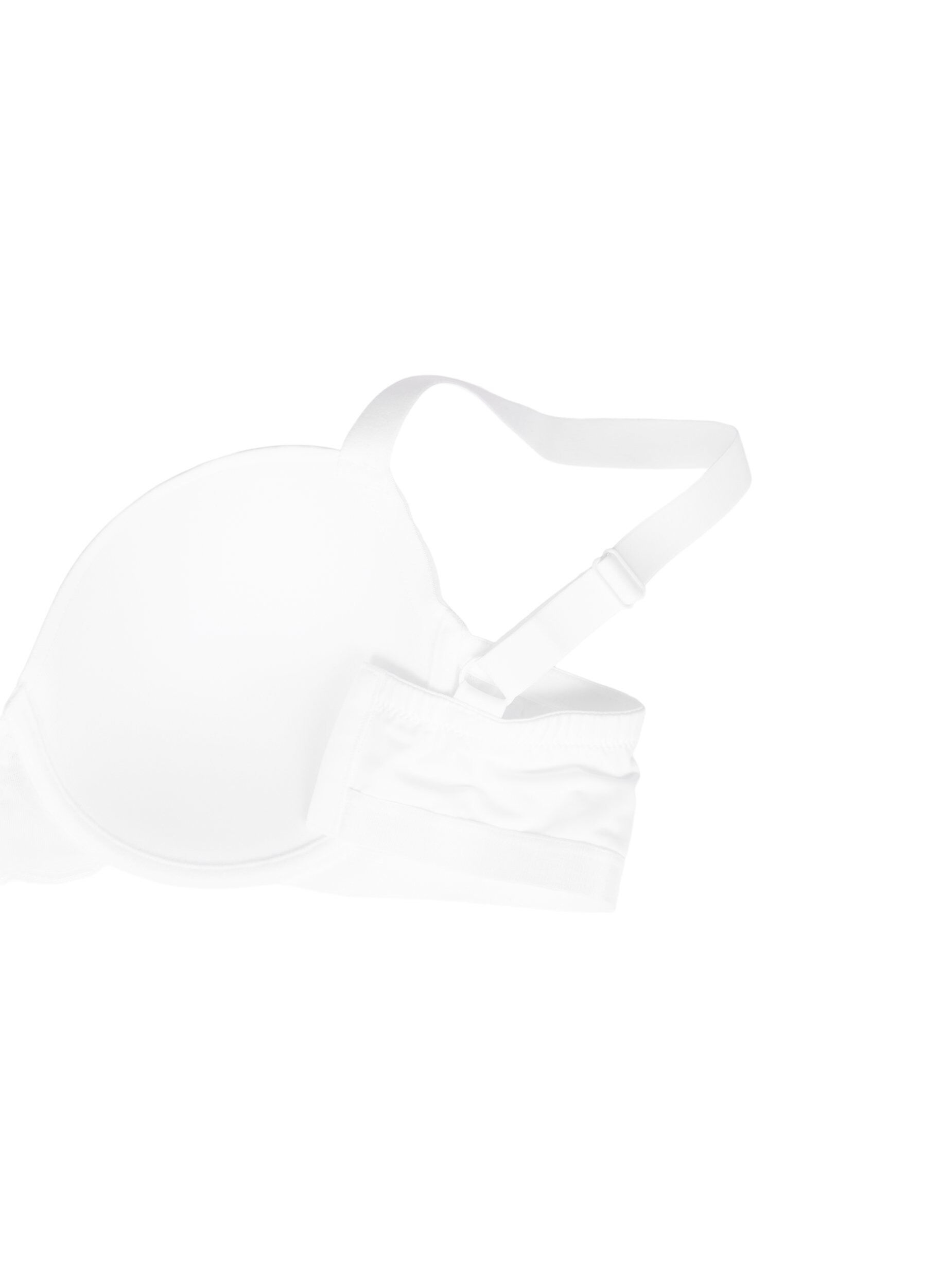 Zizzi Soutien-gorge moul&eacute; avec r&eacute;sille, Blanc, Packshot image number 3