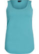 Haut uni Basic en coton, Bleu, Packshot image number 0