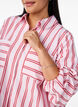 Los shirt met strepen en lange mouwen, Roze, Model image number 3