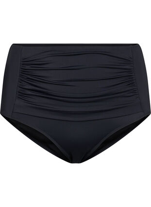 Bas de bikini à taille haute, Black, Packshot image number 0