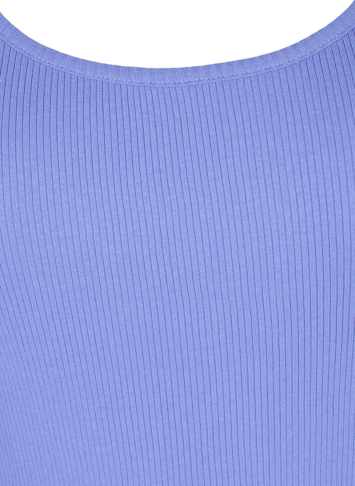 2-pack basic tanktops in rib, Ultramarine/White, Packshot image number 2