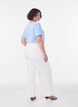T-shirt en coton uni basique, Bleu Clair, Model image number 2