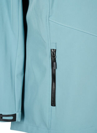  Veste softshell courte avec des poches, Arctic, Packshot image number 3