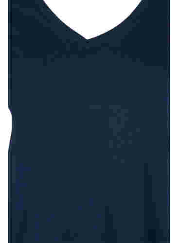 T-shirt basiques 2-pack en coton, Paisley Purple/Navy, Packshot image number 2
