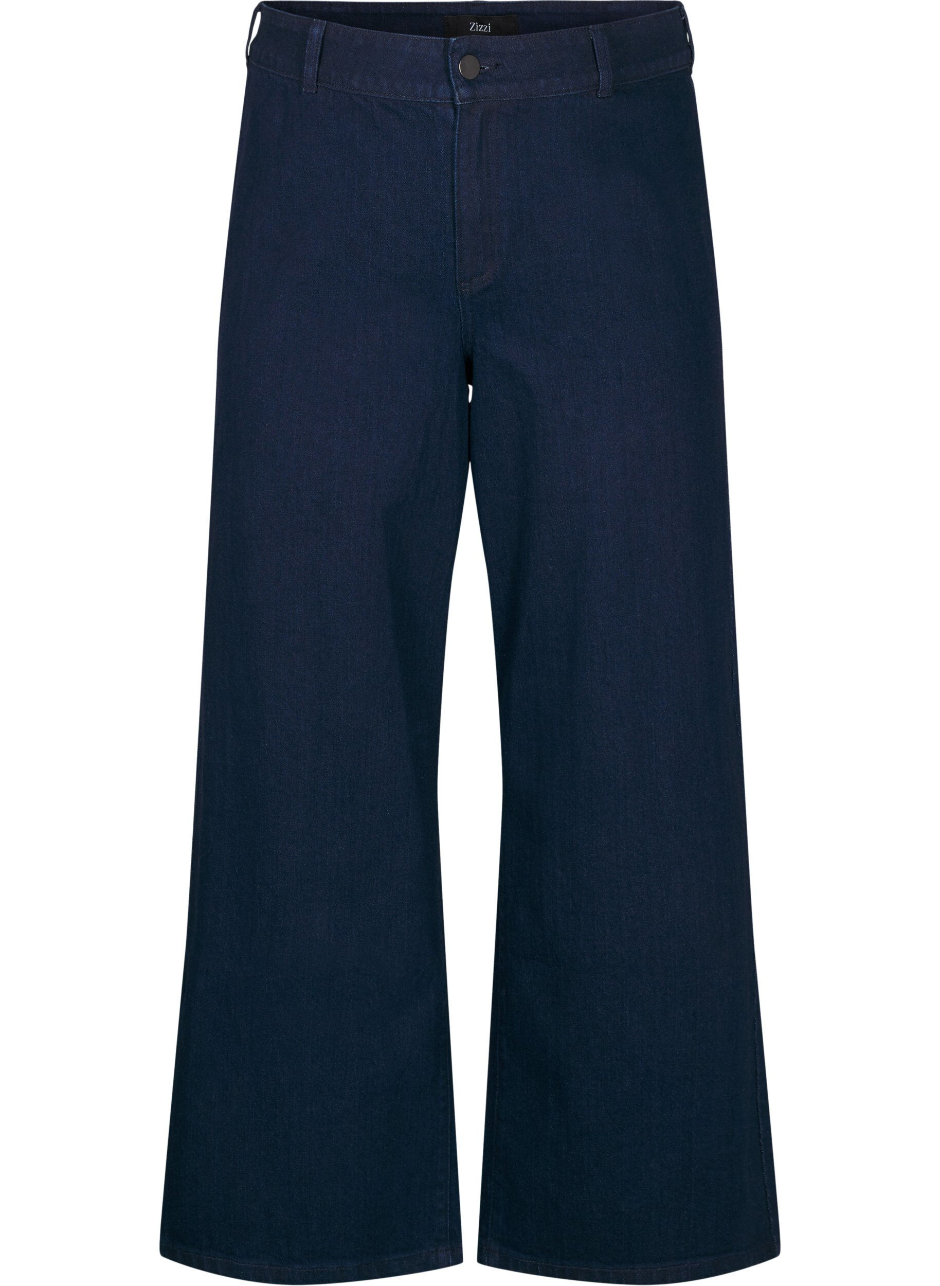 ZizziHigh waist wijde pijpen jeans, Blauw, Packshot image number 0