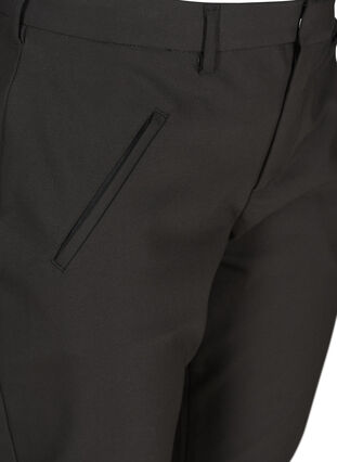 Klassieke cropped broek, Black, Packshot image number 2