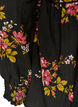 Chemisier &agrave; manches longues avec imprim&eacute; floral, Noir, Packshot image number 3