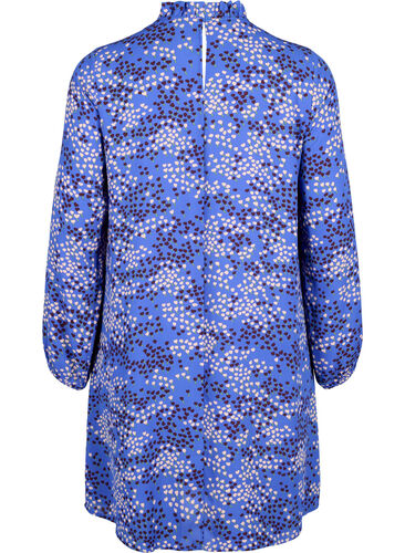 FLASH - Robe à manches longues avec imprimé, Dazzling Blue AOP, Packshot image number 1