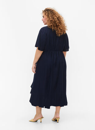 Midi-jurk met vleermuismouwen, Total Eclipse, Model image number 1