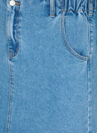 Jupe en denim avec poches, Light blue denim, Packshot image number 2