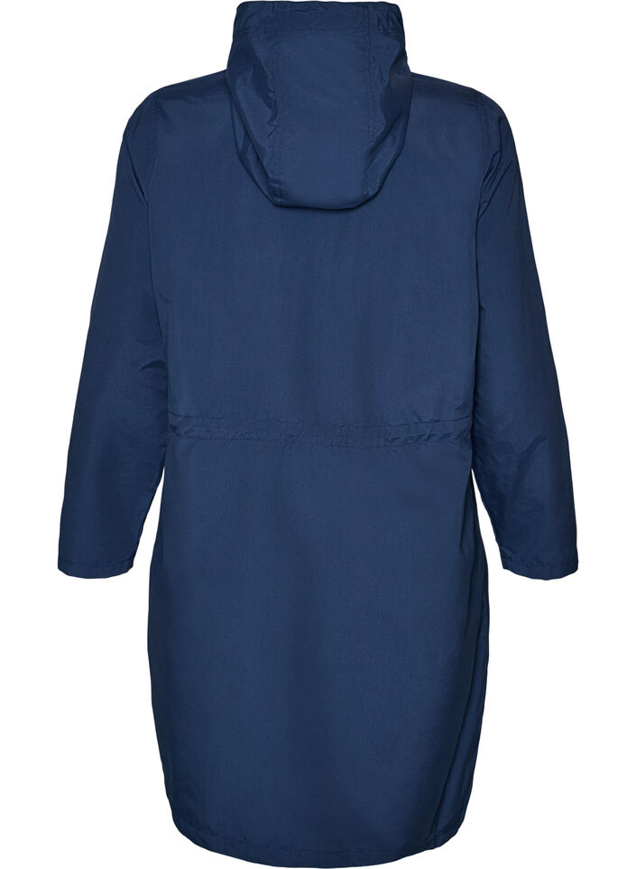 Parka l&eacute;g&egrave;re avec capuche, Bleu, Packshot image number 1