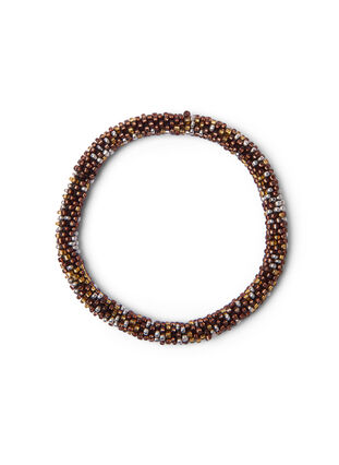 Bracelet de perles, Brown, Packshot image number 0