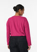 Basic jersey top met lange mouwen, Roze, Model image number 2