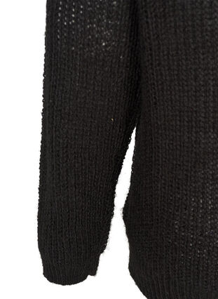 Gebreide trui, Black, Packshot image number 3