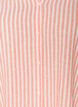 Blouse en lin et viscose avec col en V, Corail, Packshot image number 2