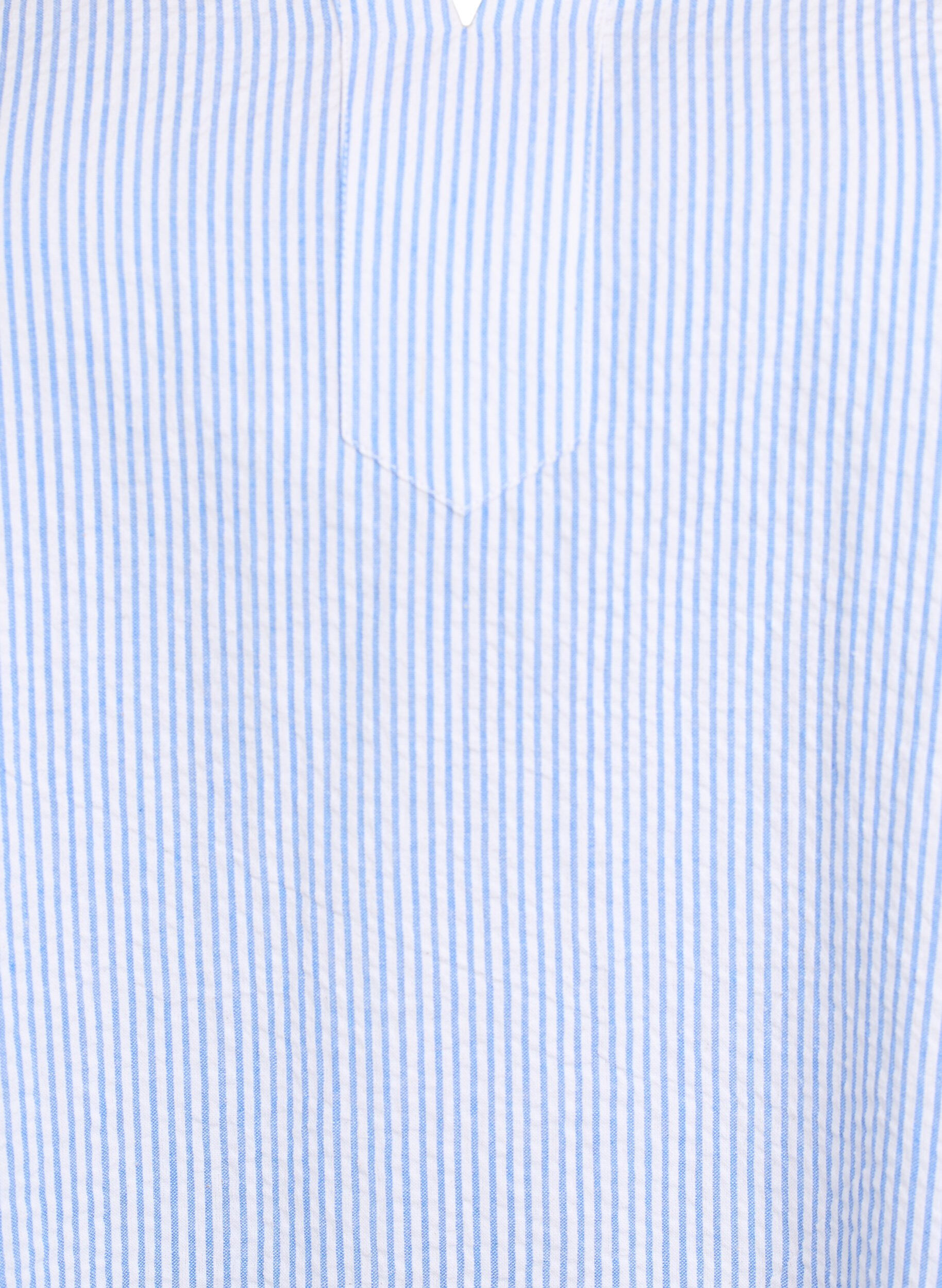 ZizziKorte gestreepte jurk met ruches, Blauw, Packshot image number 2