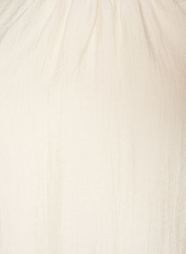 Blouse met ruches en ballonvorm, Vanille, Packshot image number 2