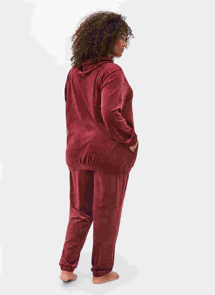 Pantalon confort, Cabernet, Model image number 1