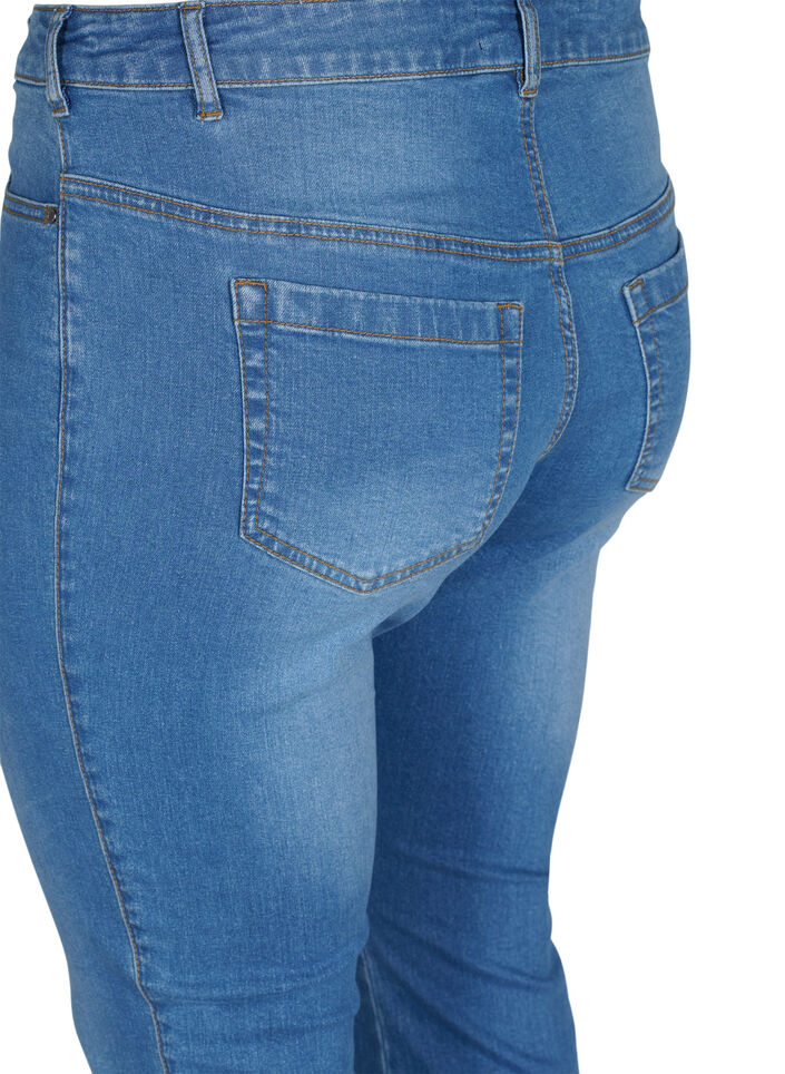 Jeans bootcut Ellen à taille haute, Bleu Clair, Packshot image number 3