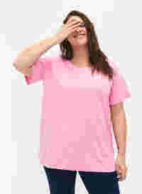 FLASH - T-shirt à col rond, Begonia Pink, Model