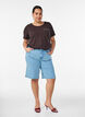 T-shirt imprim&eacute;, Marron, Model image number 1