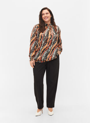 Smok blouse met print, Multi Aop, Model image number 2