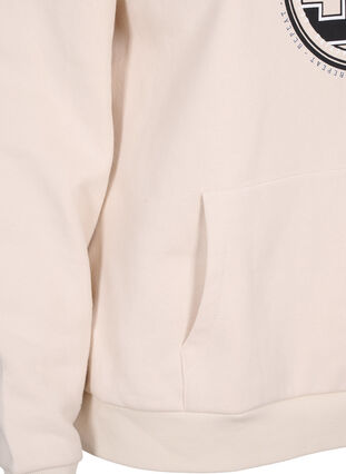 Sweat-shirt avec capuche et poche, Lilac Ash, Packshot image number 3