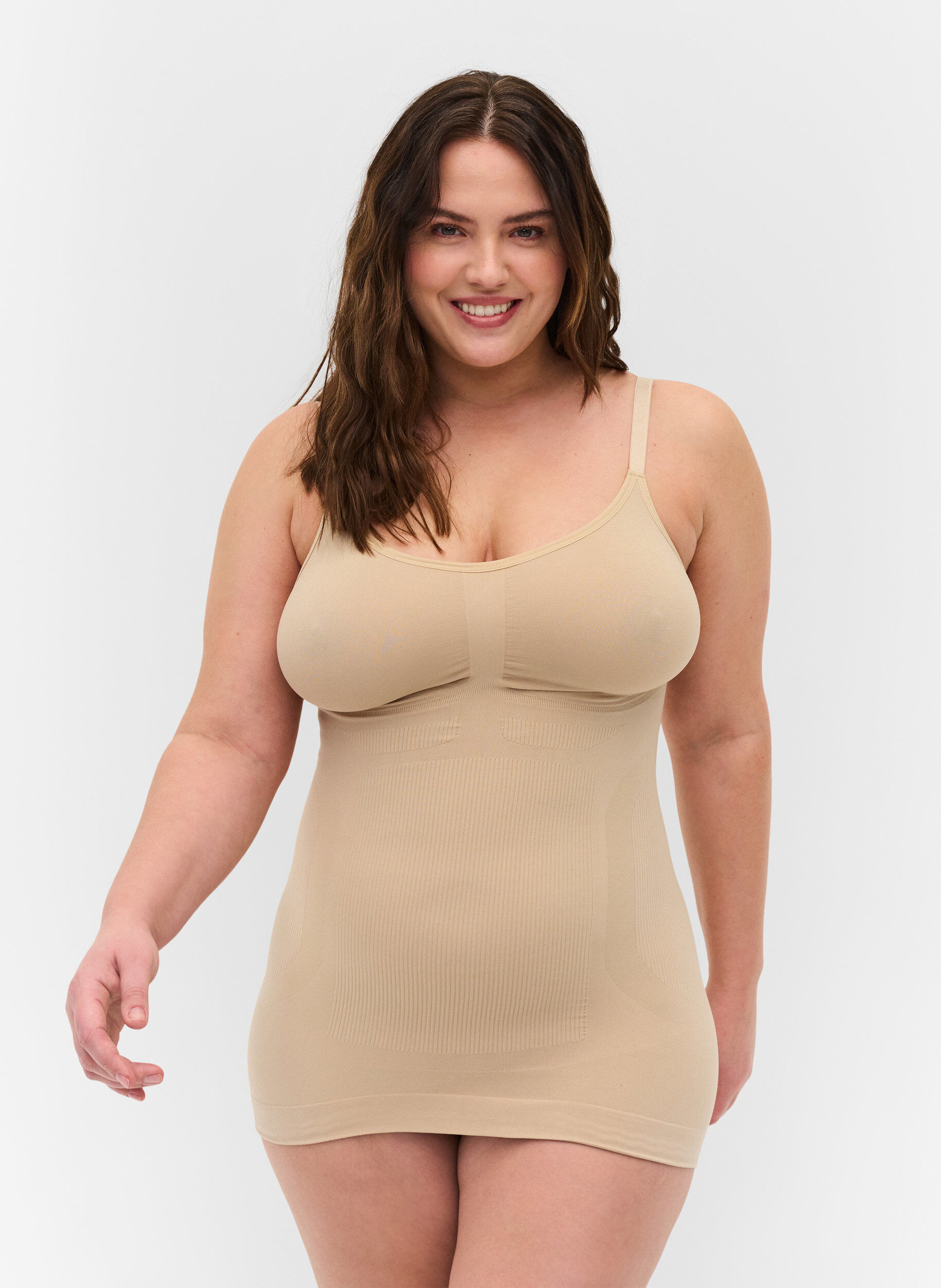 Shapewear Top, Beige, Model