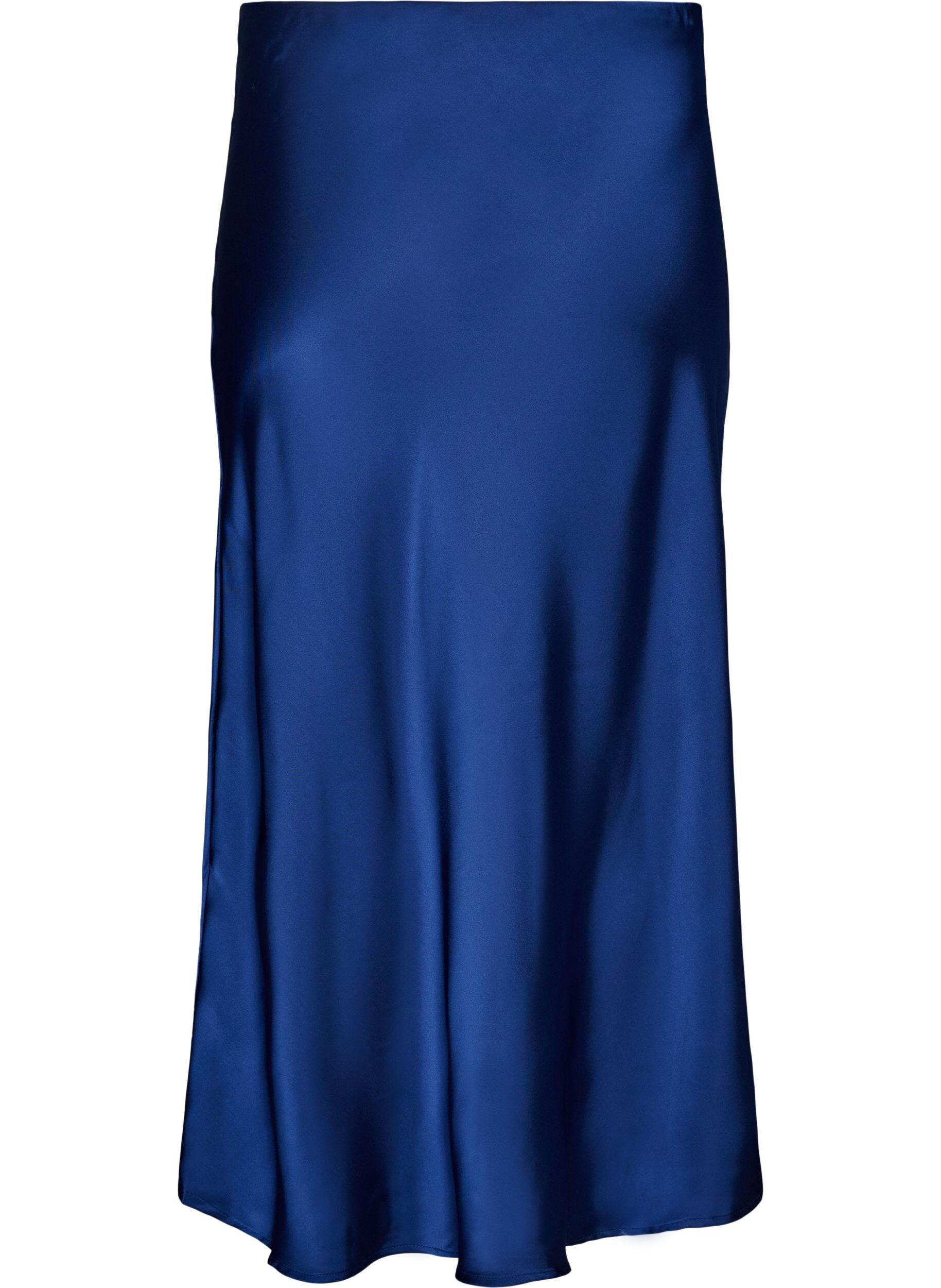 ZizziSatijnen midirok, Blauw, Packshot image number 1