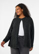 Gebreid vest met ronde hals en knoopsluiting, Grijs, Model image number 0