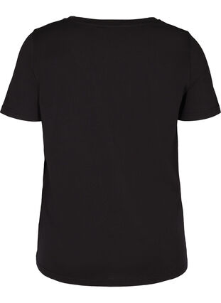 T-shirt avec imprimé , Black, Packshot image number 1