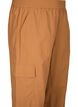 Cargo broek met aanpasbare elastische trekkoord, Sand, Packshot image number 2