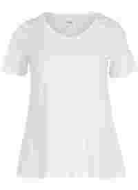 T-shirt en coton uni basique