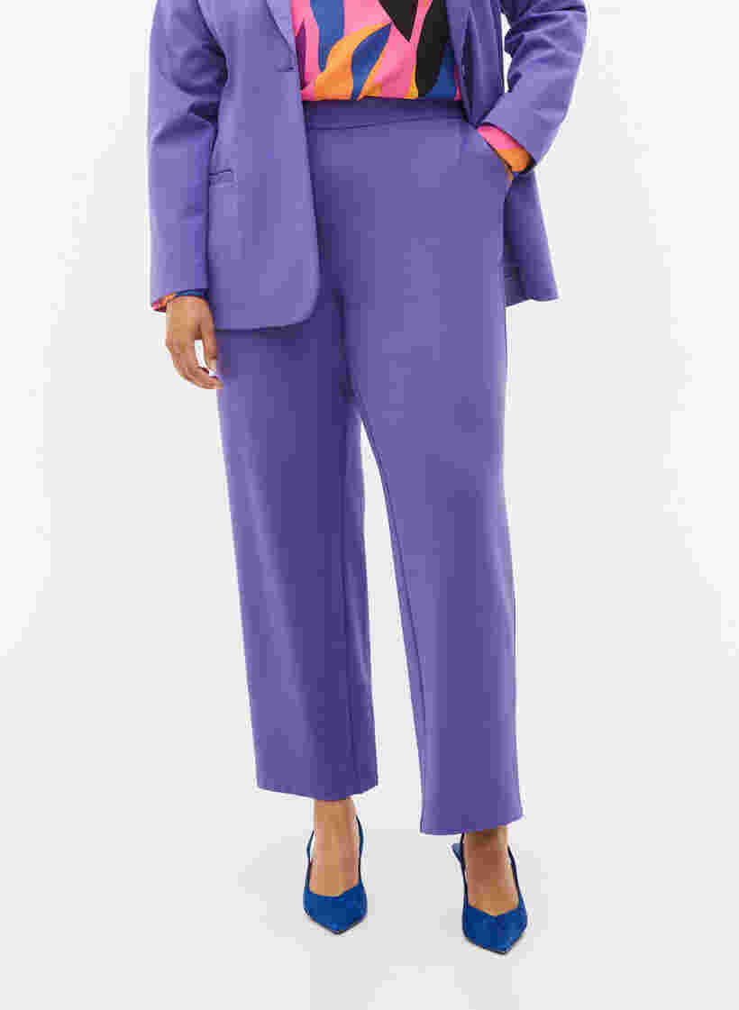 Pantalon large avec poches, Ultra Violet, Model image number 2